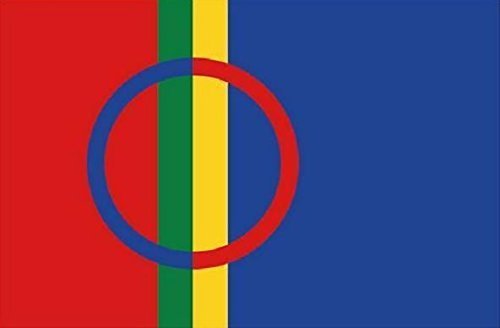 U24 Adesivo Auto Peace Finger Sami Lappland – 13x6 Cm – Ritagliato – UV Resistant