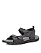 Geox U SANDAL STRADA A, Sandalias Con Punta Abierta, para Hombre, Negro (C9999), 45 EU