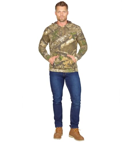COLOSSEUM Realtree Men's Essential Camo Lightweight Performance Pullover Hoodie4