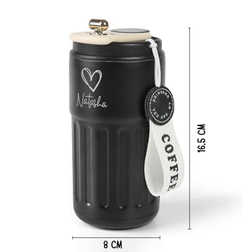 Image of Nutcase Personalized Coffee Tumbler with Temperature Display-Made with 304 Stainless Steel-500ml