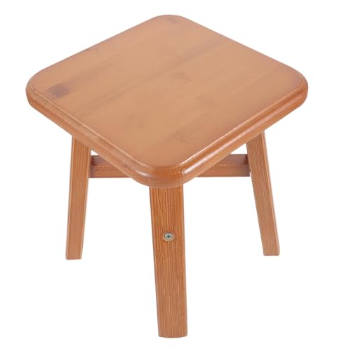 Ahorro de espacio con el taburete plegable de madera de 3 escalones para el hogar 2