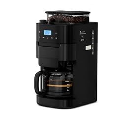 Kismile 10-Cup Digital Drip Coffee Maker with Built-In Grinder, Programmable, 12H Timer, Customizable Strength & Grind Size, Keep-Warm Function, Combo Brewer and Grinder for Home/Office Use