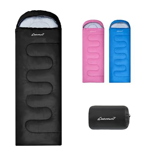 Clostnature Schlafsack Camping - Leichter Schlafsack für Erwachsene mit Kleines Packmaß, Kompakter...