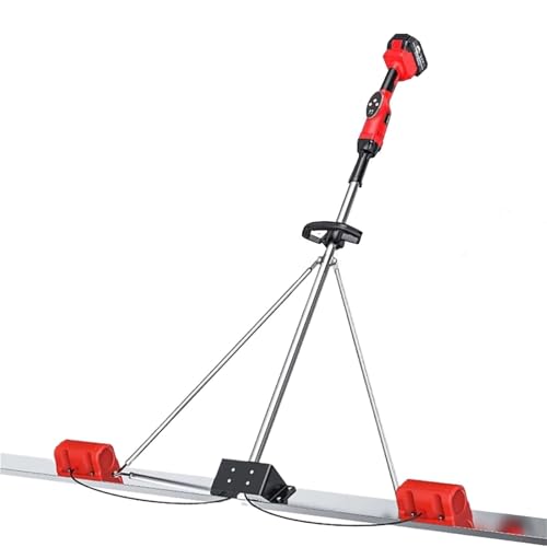 Generico Macchina Vibrante for massetto in calcestruzzo, Display Digitale + 9 impostazioni di velocità, Avvio con Un Solo Tasto, for Getto di Pavimenti, Pavimenti in calcestruzzo, 1,5 m