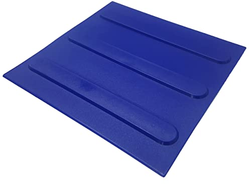 Piso Tátil Direcional PVC Azul 16pçs 25x25cm 1m² Nbr9050