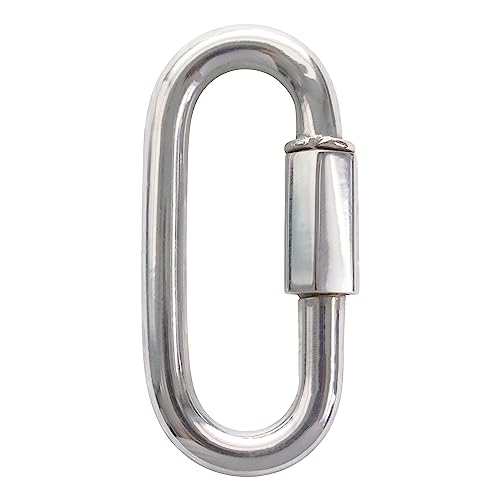 RCH Hardware QL-BR01-60 Brass Quicklink, 3 Gauge, Polished Chrome (2 Pack)