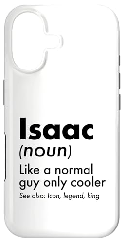 Isaac Like A Normal Guy Only Cooler Legend King �t�@�[�X�g�l�[�� �X�}�z�P�[�X iPhone 17 �p