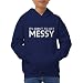 Indica Plateau Kids Hoodie Its About to Get Messi Youth M - (8-10) Navy Blue Hoodie