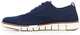 Cole Haan Men's Zerogrand Stitchlite Wingtip Oxford, Marine Blue/Ivory, 10.5 Medium US | Image 1