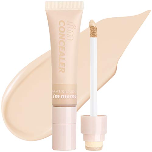 I M MEME I M Concealer | 001 Vanilla | 2-in-1 Liquid Concealer with Dual Applicator | K-beauty, Lightweight, Moisturizing, Non-creasing