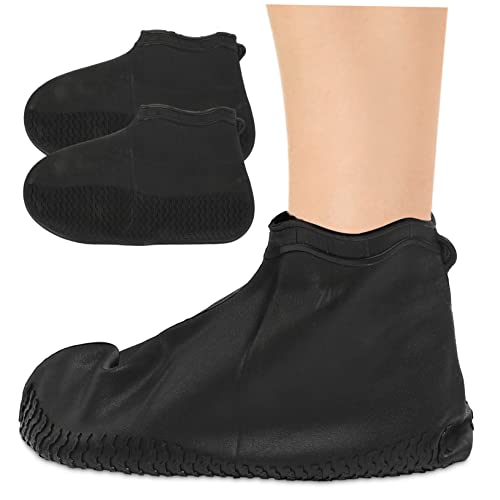 GALPADA 1 Par Cubrezapatos de Silicona Antideslizantes Impermeables para Hombres y Mujeres Reutilizables Flexibles para Viajes y Camping al Aire Libre miniatura 1