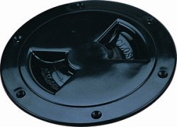 Seadog Deck Plate Screw-out 6in Black 337165-1