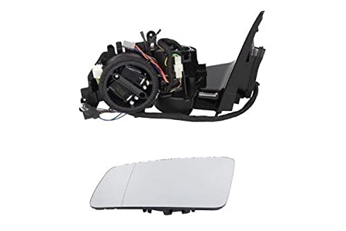 ALKAR 6343718 Specchietto retrovisore esterno termico con memoria ribaltabile/ripiegabile elettricamente con illuminazione ambiente asferico Sx Compatibilità con MERCEDES-BENZ Classe E Sedan W212
