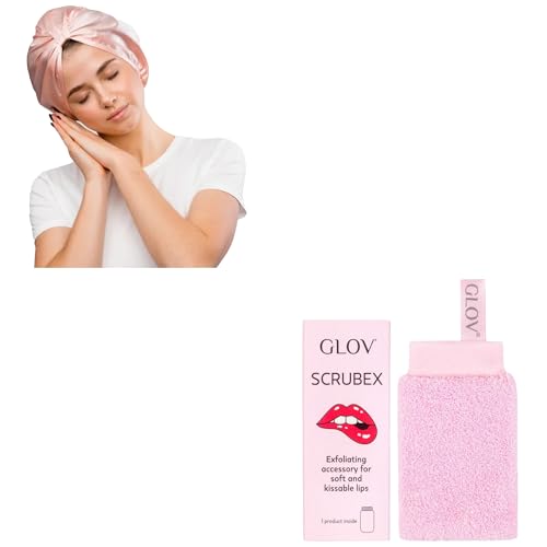 GLOV Ensemble Beauté Nuit Satin et Soin Lèvres anti-âge cheveux