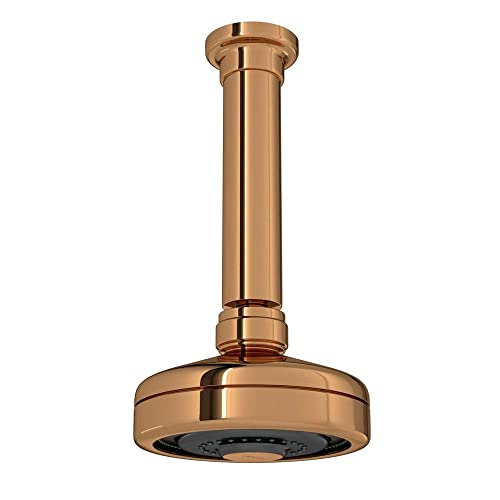 Chuveiro de Teto com Tubo Acqua Plus Red Gold