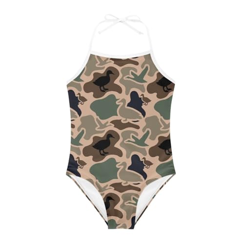 Image of ELEQIN Swimwear Swimsuit One Piece Girls Bathing Suit Animal Pattern 1-10 Years
