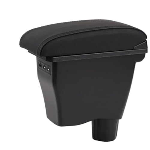 �A�[�����X�g�p�b Smart 450 451 453 454�ɓK�� Fortwo�ɓK�� Forfour�ɓK�� ��w�� 3USB LED �J�[�Z���^�[�A�[�����X�g�{�b�N�X �A�[�����X�g �J�o�[(A2 Black line 3 usb)