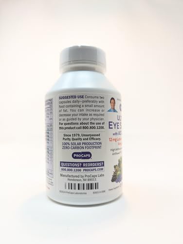 Image of ANDREW LESSMAN ProCaps Ultimate Eye Support Astaxanthin 12 mg, 360 Softgels