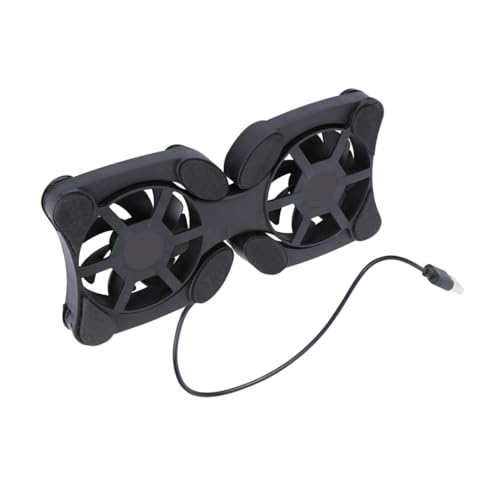 Base refrigeradora portátil plegable OSALADI para laptop, alimentada por USB, diseño ligero y ahorrador de espacio, con almohadillas antideslizantes para mayor estabilidad y disipación eficiente del calor miniatura 1
