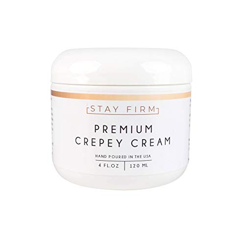 Stay Firm Premium Crepey Cream - Skin Firming and Tightening Lotion Anti Aging Anti-Sagging Crepe Repair Treatment Wrinkle Cream For Face Arm Neck Hands Body Skin Care Products Facial Moisturizer