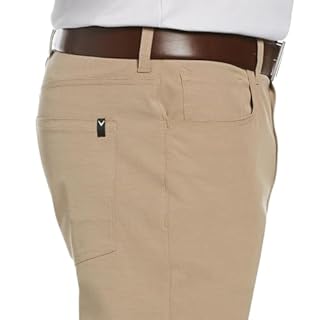 Callaway Men's Everplay 5-Pocket Golf Pant (Waist Size 30-56 Big & Tall) Khaki Heather