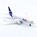 WngAur Airplane Model, FedEx Aircraft Die-cast Metal Planes Suitable for Collection and Desktop Decor