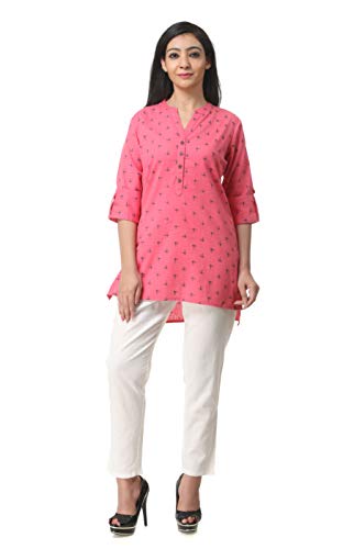 Image of Pistaa's Women's Cotton Straight Fit Straight Kurta