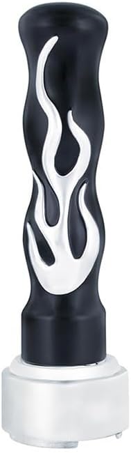 United Pacific 70569 Thread On Flame Gearshift Knob with Adapter for Fuller 9/10 Speed for Eaton