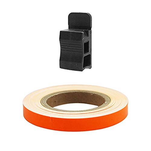 Motodak Liseret-Autocollant-Sticker Jante Replay Orange Fluo 7mm 6m avec applicateur