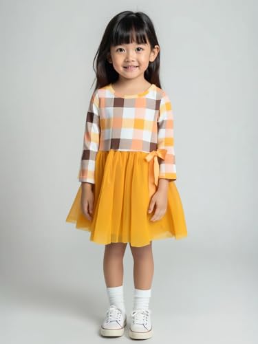 Image of Girls Long Sleeve Tulle Tutu Dresses for Kid and Toddler