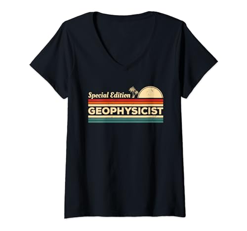 Vintage Geophysicist Geophysics V-Neck T-Shirt