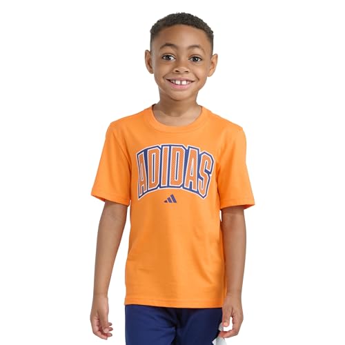 Image of adidas Boys Short Sleeve T-Shirt Sports Logo Tee