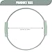Nicedeal Pilates Ring,13 in Silicone Pilates Ring for Women Non-Slip Flexible Yoga Ring with Handle, Pilates Equipment for Home Gym, Green,Pilates Equipment