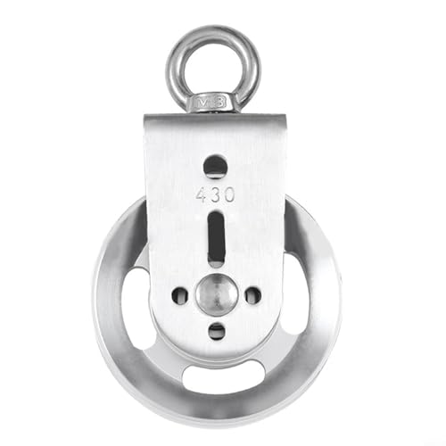 Sileduove Polea de cable silenciosa de 88 mm para sistema de polea de gimnasio, accesorio extraíble de aleación de aluminio de nailon suave, funcionamiento silencioso, fácil de instalar, equipo de