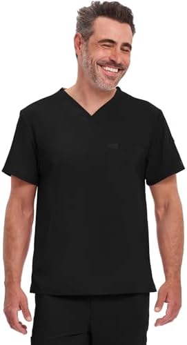 Dickies EDS Essentials Scrubs for Men V-Neck 360° Stretch Medical...
