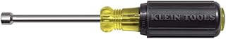 Klein Tools 630-1/4M Nut Driver, 1/4-Inch Magnetic Tip Nut Driver with 3-Inch Hollow Shaft, Cushion Grip Handle 1/4-Inch Tip