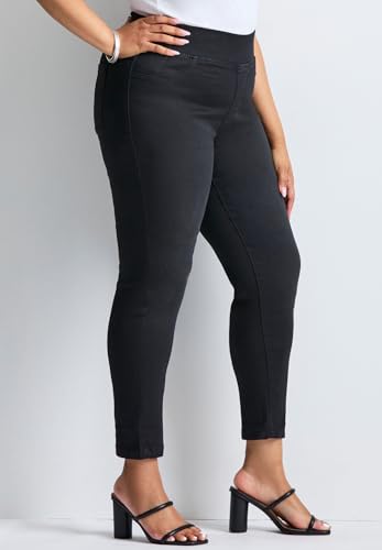 Women's Plus Size Petite Butter Denim Pull-On High Rise Jean3