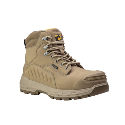 Wildwood 6-Inch Waterproof Composite Toe Work Boots, Stone, USA Made, EH Protection, Oil and Slip Resistant3