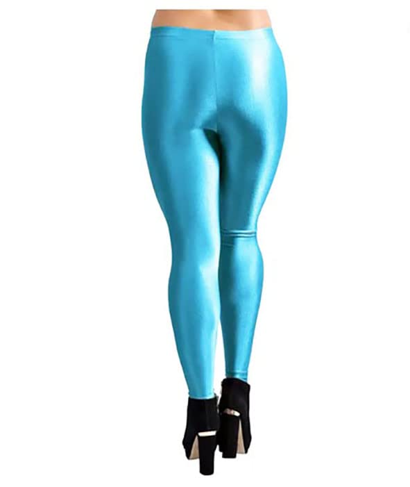 Image of Cron New Trend Shiny Churidar Leggings for Women and Girls (Pack of 1) CRN-20