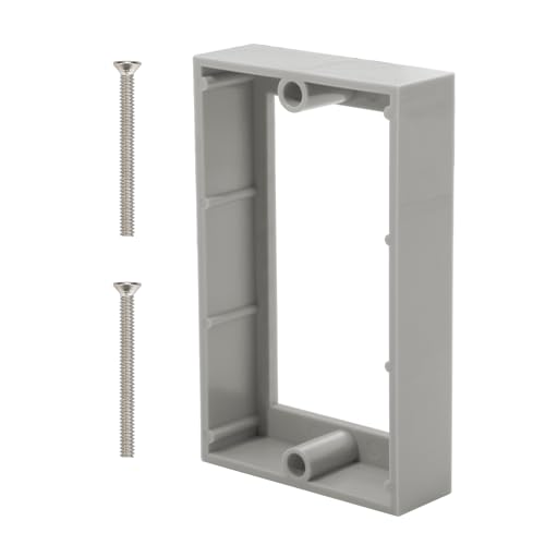 Image of Single Gang Receptacle Outlet Box Extenders 3 /4 inch,Gray,Pack of 1