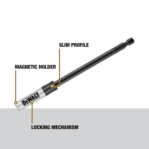 Image of DEWALT Drill Bit Holder Extension, Impact Ready, 6-Inch (DWA6HLDFT)