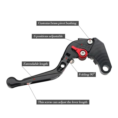 Levier d'embrayage de frein pour réparer une commande cassée sur Ducati Monster 659 - 5