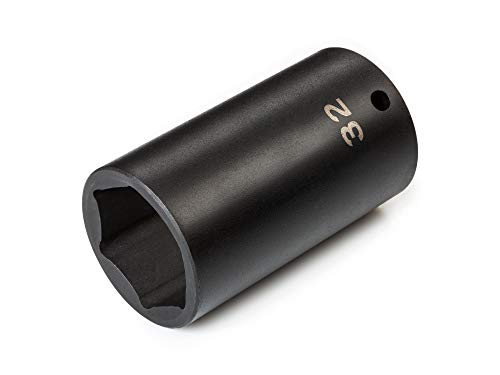 TEKTON 1/2 Inch Drive x 32 mm Deep 6-Point Impact Socket | SID23132 by TEKTON - Used condition - US$12.07