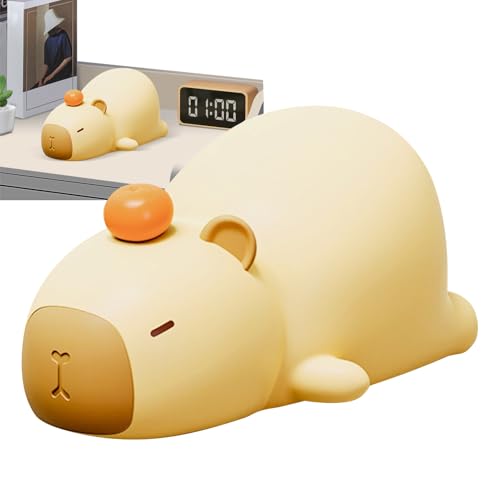 Moxeupon Lámpara Infantil | Lámparas Regulables De Capybara Para Cabecera | Lámpara Nocturna para Niños - Para Niños Y Niñas Habitación Dormitorio Mesita De Noche Hogar Cocina Y