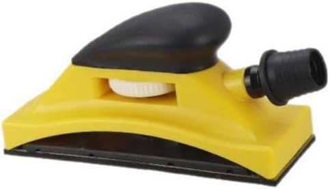 FABULETTA Adjustable Angle Sanding Block, Ergonomic Hand Sander For Auto Body With Dust Port, Dry Grinding Push Plate For Curved Surfaces, Automotive Paint Restoration Tool(400mm)