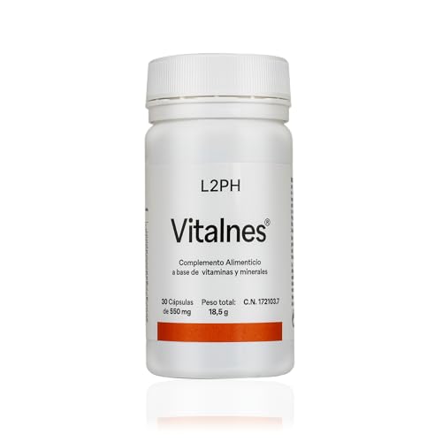 VITALNÉS – Complemento Alimenticio para fortalecer el Sistema Inmune, reforzar la energía y defensas (30 Cápsulas). Complemento nutricional Multivitamínico y Mineral Completo con Levadura de Cerveza