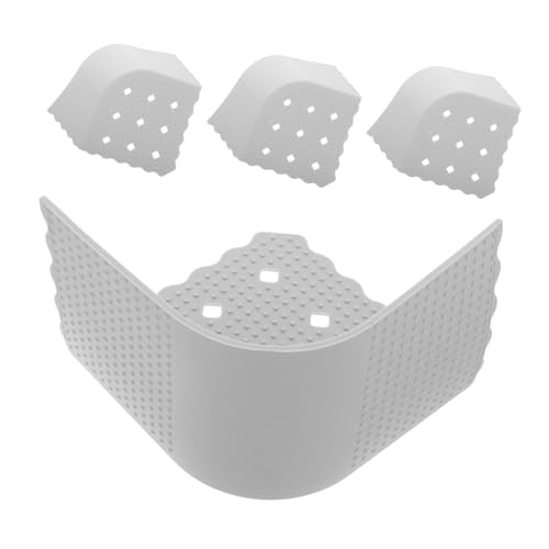 GRIRIW 4pcs Silicone Bed Sheet Stabilizers Invisible Slip Clips for Secure Bedding Soft and Mattress Friendly Sheet Holders for Use