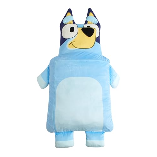 Image of Bluey Oversized Floor Lounger for Kids,Soft Plush Chair with Pillow and Cushion,Comfortable Portable Nap /Play Mat