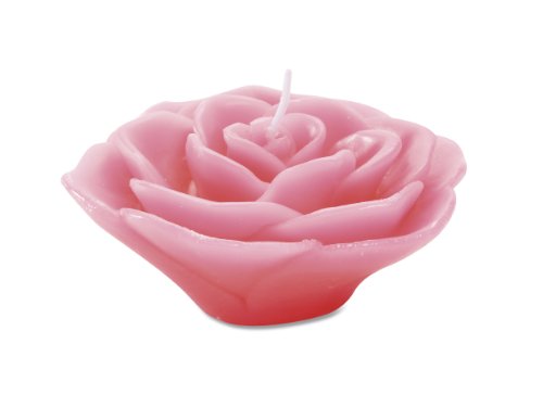 Darice UN67809 Floating Rose Candle, 3.75-Inch, Fuchsia