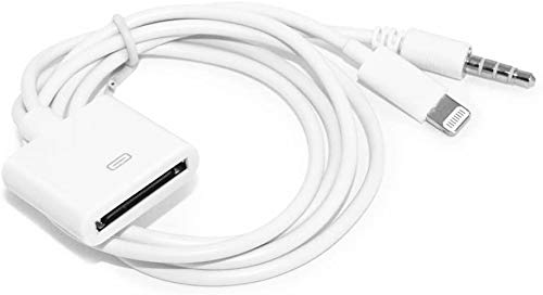 Adaptter Lighting to 30P Adapter, 8P to 30P Charge & Sync Cable Adapter Converter Compatible with iPhone Xs iPhone Xs max iPhone x iPhone 8,8plus iPhone 7, 7 Plus, 6s, 6s Plug, 5s, 5c, iPad (0.2 m)